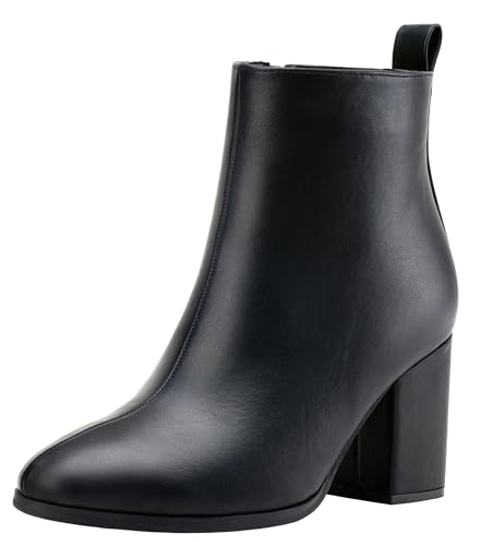 Jeossy Women's 9637A Dressy Ankle Boots,Fashion Block Heel Booties