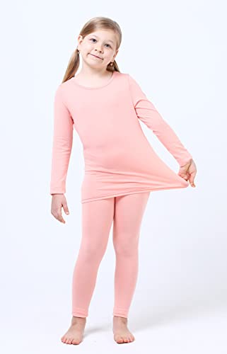 Modal Cotton Thermal Long Underwear Set Breathing Base Layer Long John Pajama for Boy Girl Toddler3