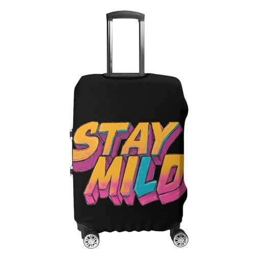 Stay Mild Vintage 80s Luggage Covers Washable Travel Suitcase Cover Elastic Baggage Protector4