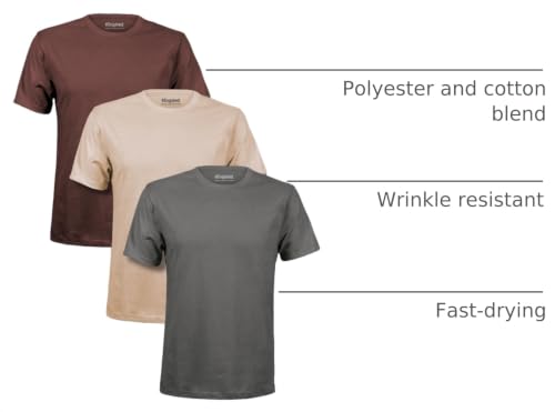 Image of Kingsted T-Shirts for Men Pack - Royally Comfortable - Super Soft Premium Fabric - Well-Crafted Classic Tee