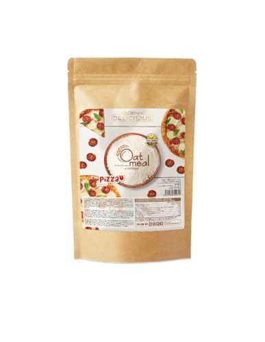 iO.GENIX - OATMEAL | Harina de Avena | 1kg | 100% Avena Integral | Fuente de Proteína | Bajo Contenido en Azúcares (Pizza)