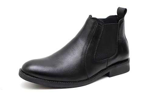 Image of ARAMISH Men's Genuine Leather Chelsea Boots