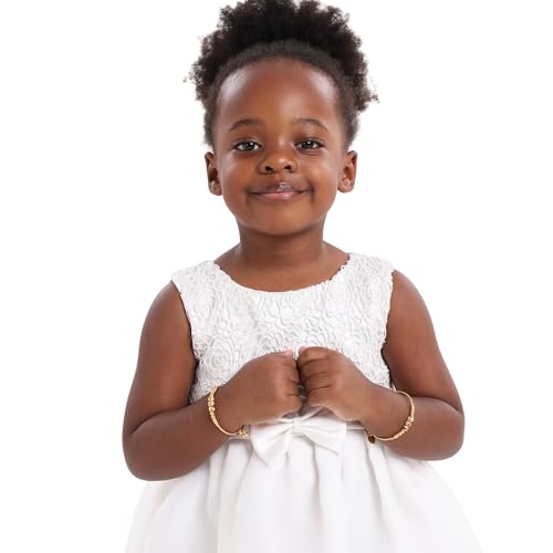 Ethlyn MY378 2Pcs/Lot Christmas Gifts For Baby Girls Gold Plated Adjustable Beads Kids Baby Bells Bracelet Bangle Birthday Gifts  thumb #2