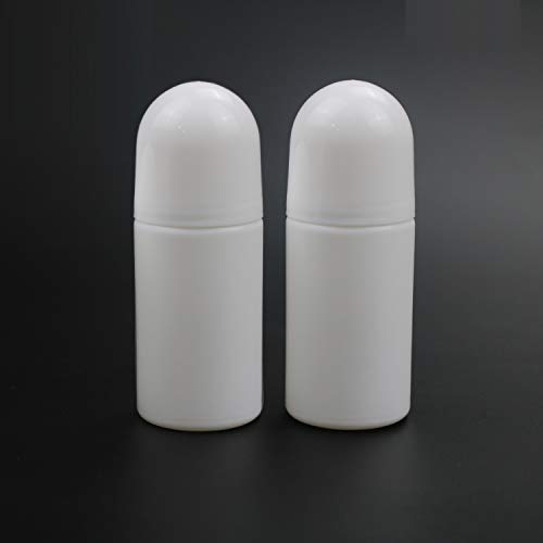 Lasenersm 3 Pieces 1.69Oz /50Ml Empty Refillable Roll On Bottles Plastic Roller Bottle Plastic Rollerball Bottles Reusable Leak-Proof Diy Deodorant Containers For Essential Oil Perfumes Balms #TOP3