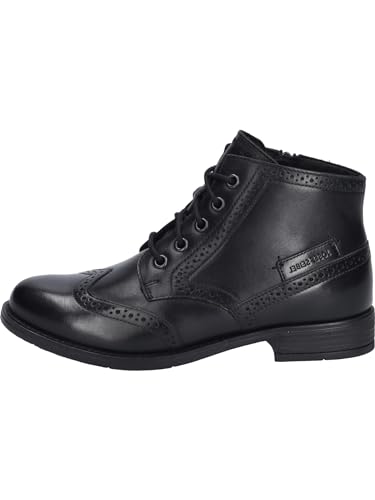 Josef Seibel Simona 08 Women's Leather Brogue Ankle Boots, Brown2