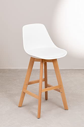 SKLUM Pack 2 Sgabelli Nordic Edition Bianco ↑65 cm...
