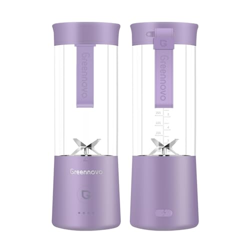 Portable Blender 18000-22000rpm HighPower 500ML Juicer Cup (purple)