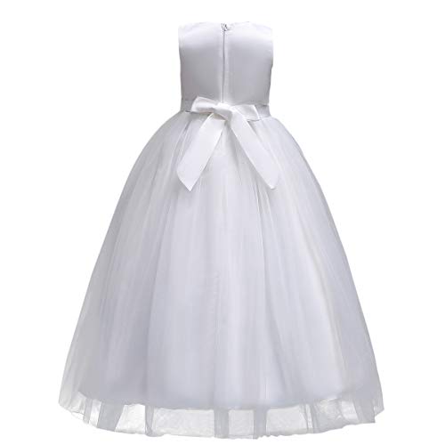 MYRISAM Little Big Girls Embroidery Lace Princess Pageant Dresses Bridesmaid Wedding Party Pageant Birthday Long Gown3