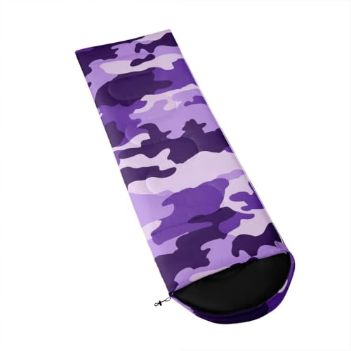 Bolsa de Dormir Erosebridal Camuflaje Azul Claro, Rectangular para Camping y Actividades al Aire Libre miniatura 3