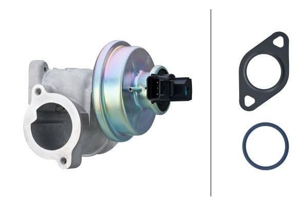 HELLA AGR-Ventil 6NU 014 865-531 - Pneumatisch Mit Dichtringen