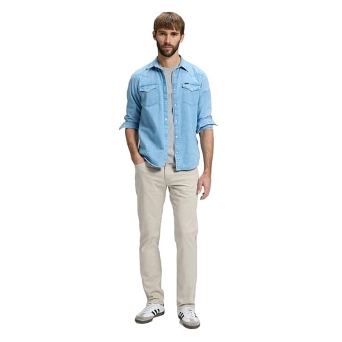 LEE - Jeans Herren - Regular Straight Fit - Extreme Motion - Salina Stone – Ansicht 5