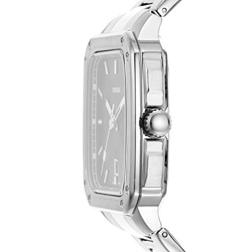 Fossil Inscription Men's Watch with Square Case and Stainless Steel, Silicone or Leather Band - Image 6