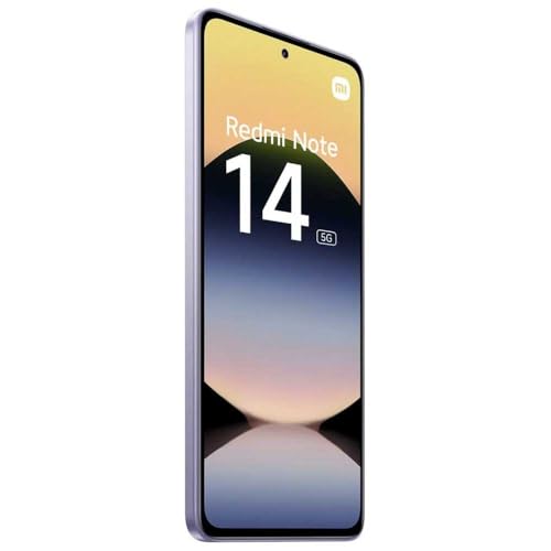 Smartphone Xiaomi Redmi Note 14 5G,8+256GB,violet,système de caméra IA 108MP,batterie 5110mAh,écran de soins oculIAres 120Hz,fonctionnalités IA (chargeur non inclus,Version Française+2Ans de Garantie) – Image 5