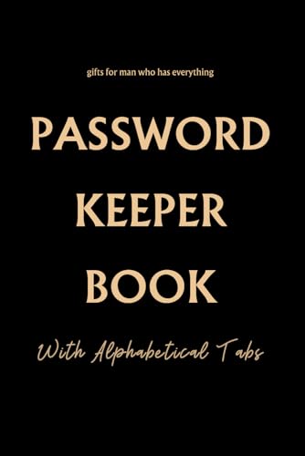 Gifts For Man Who Has Everything: Password Keeper Book With Alphabetical Tabs image 2