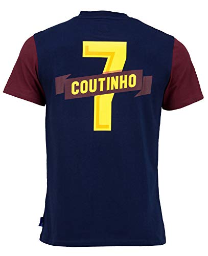 Fc Barcelone Camiseta de algodón Barça - Coutinho - Colección Oficial Talla...