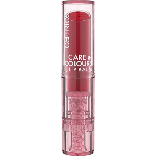 Catrice Care In Colours Lip Balm, Nr. 040, Rot, feuchtigkeitsspendend, pflegend, natürlich, glänzend, vegan, ohne Alkohol, ohne Konservierungsstoffe, ohne Parabene, 1er Pack (3g)