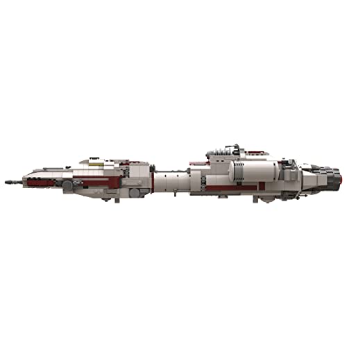 Tosbes Technik Raumschiff Modell Bausteine, MOC-65811 Sci-Fi Schlachtschiff for Tantive IV, 1120 Teile Raumschiff… – Bild 6