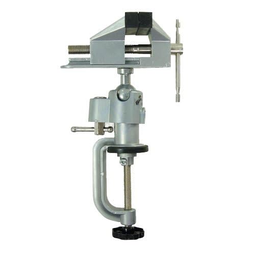 KATSU Universal Table Vice 3 Inch Aluminum Alloy Mini Table Clamp 360° Swivel Base Bench Clamp for Woodworking Hobby Jewlery Work 40231901 2 KATSU Universal Table Vice 3 Inch Aluminum Alloy Mini Table Clamp 360° Swivel Base Bench Clamp for Woodworking Hobby Jewlery Work 40231901 - Image 2