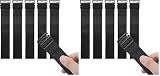 6 Stück Elastische Perückenbänder für Leimlose Abnehmbare Perücken Bänder Schwarze Verstellbare Perückenbänder für Leimloses Nähen Herstellung von Perückenkappen Zubehör (Packung mit 2)
