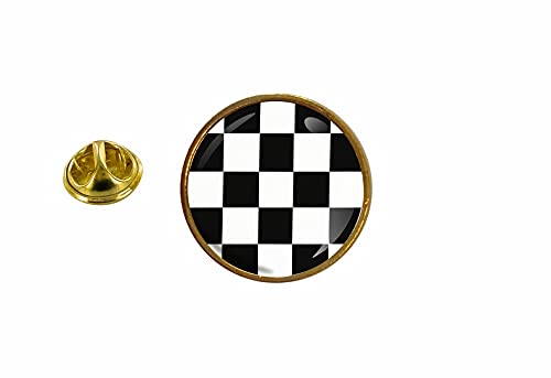 Akachafactory pins pin Badge pin's Metal epoxy Pince Papillon Drapeau Damier Course Formule 1
