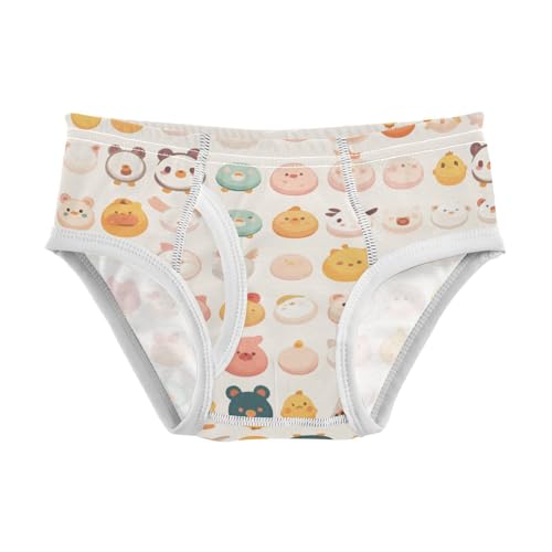 KLL Farm Animals Pattern Toddler Boy Pure Cotton Athletic Underwear Breathable Undies