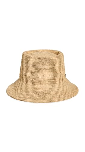 Brixton Ellee Straw Bucket Hat Tan