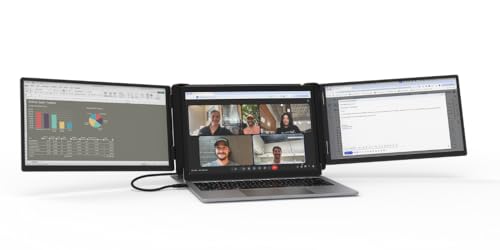 Image of Xebec Tri-Screen 3 for Mac | Laptop Screen Extender for MacBook w /Adapter