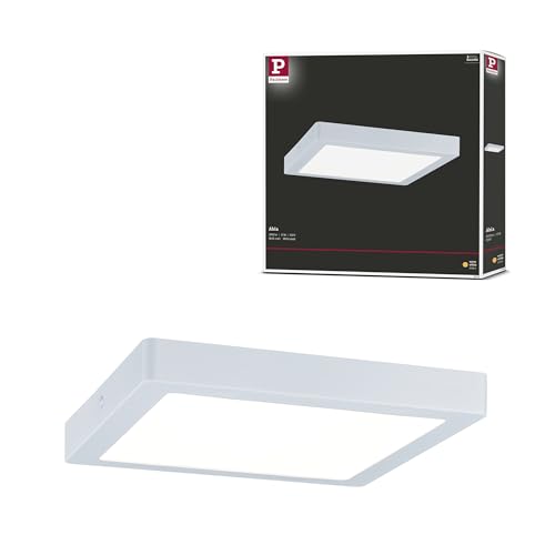 70900 Pannello LED Abia angolare incl. 1 plafoniera da opaco lampada da soffitto per soggiorno 2700 K 22 watt plastica bianco