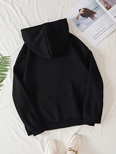 Image of SXV STYLE Hooded Pullover Solid Plain Unisex Cotton Oversized Baggy Sweatshirt Hoodie