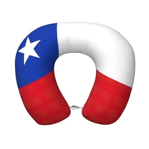 Almohada de poliéster negra para cuello tamaño único