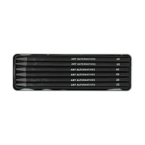 Set de 6 lápices de grafito Art Alternatives 2B,4B,6B miniatura 3