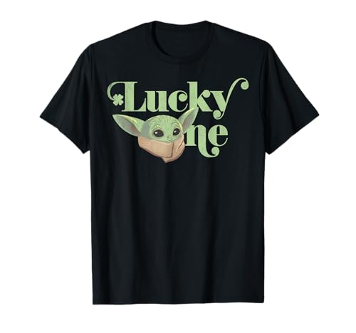 T-shirt Star Wars Grogu Saint-Patrick vert en coton pour homme et femme