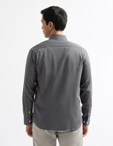 Image of Arrow Striped Slim Fit Mens Casual Shirts - 100% Cotton, Breathable & Comfortable, Full Sleeves Shirts for Men