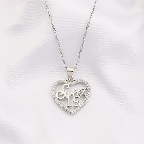 BNQL Sweet 15 Gift for Girls 15th Birthday Necklace Happy 15th Birthday Gift 15 Year Old Girl Birthday Gift Jewelry Necklace4