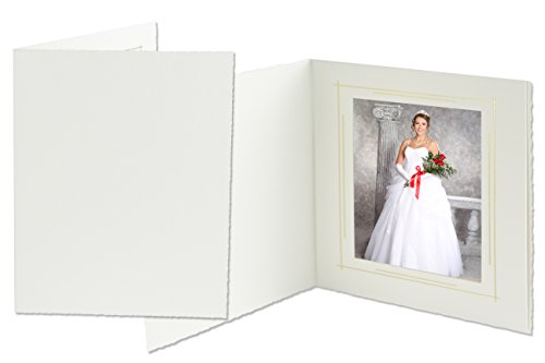 Tyndell White T-40 Photo Folder 6x8 (10 Pack)