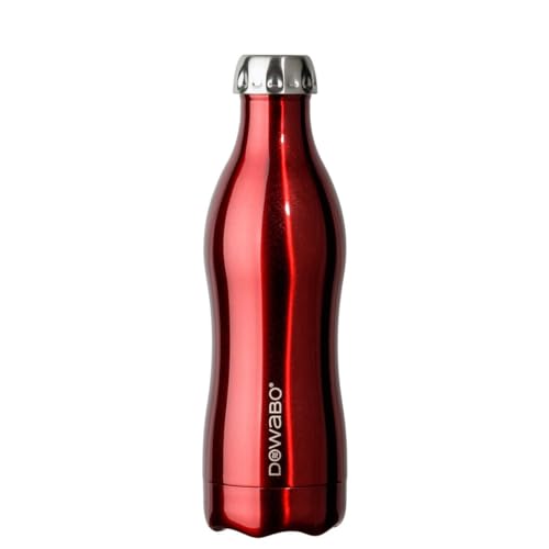Dowabo Metallic Red Isolierflasche, 500 ml