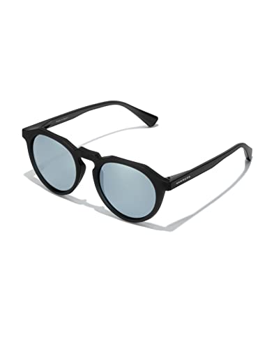HAWKERS WARWICK, Gafas de sol Unisex adulto, Gris (Mirror Chrome Polarized · Grey Smoke Transparent), Talla única