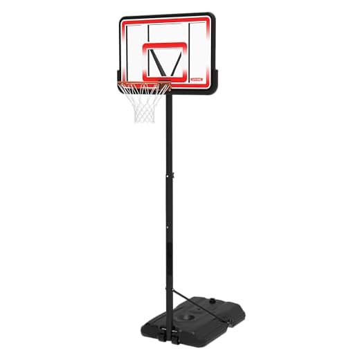 Lifetime 1269 Pro Court Height Adjustable Portable Basketball System, 44 Inch Backboard