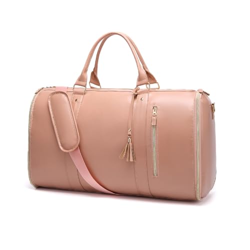 Image of Jenni Travel Bag, Jenni Bag, Jennibag Travel Bag, Garment Duffle Bags for Travel, Carry On Garment Bag, Large Capacity Multifunctional Storage Bag, Pink, Fashion