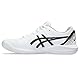 ASICS Herren Gel-Dedicate 8 Sneaker, Weiss/SCHWARZ, 46 EU