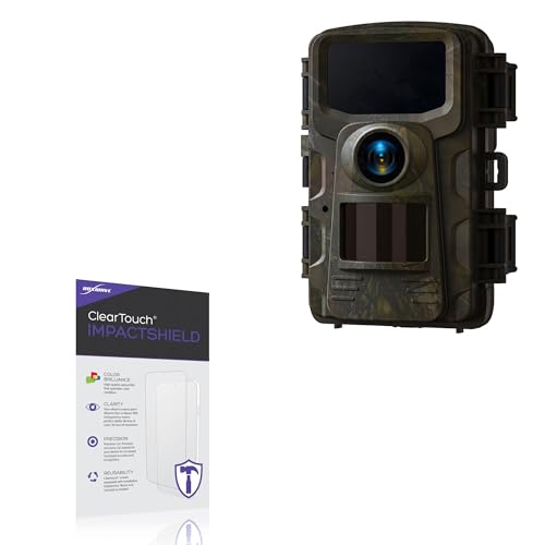 BoxWave Screen Protector Compatible with CamPark TC23 - ClearTouch ImpactShield (2-Pack), Impenetrable Screen Protector Flexible Film