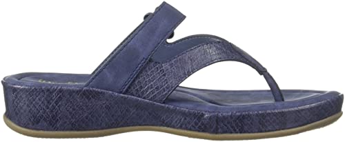 Image of Inc.5 Synthetic Slip On Womens Casual Wear Sandals (FMINC900064002, NAVY, 5)