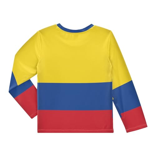 Image of Aflyko Patriot Boys' Rash Guard Shirts Flag of Guatemala Swim Shirt 3-12T