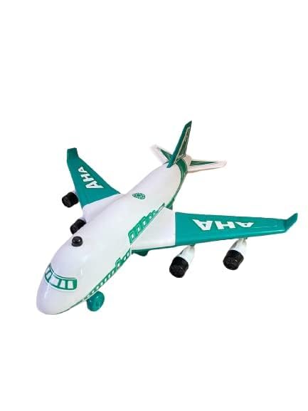 GENRIC HINDAL AHA Aeroplane Crawling Toy, Unbreakable Plastic, Pull Back, Friction Powered, Boeing Airplane, 2+ Years