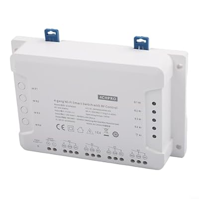 Smart Light Switch Module for 4CH R3/4CH PRO R3, Control Lights and Appliances with RF and Voice Commands (4CH Pro R3)
