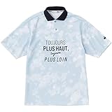 [ルコックスポルティフ] 半袖 ポロシャツ タイダイ柄 ランニング ジョギング ジム 吸汗速乾 UV CUT(UPF50+) 遮熱クーリング SA M