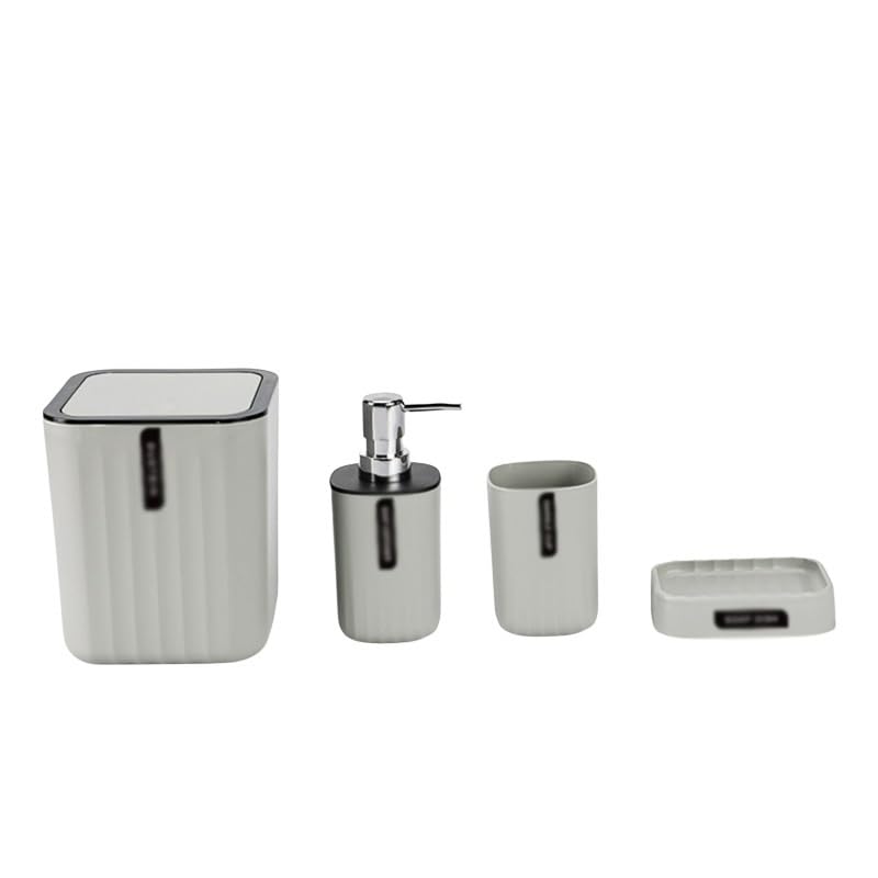 Bathroom Toiletries Set Table Soap Dish Gargle Cup Lotion Bottle Four-piece