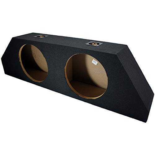 ASC GM2X12-CAM10-TRNK Compatible with Chevy Camaro LS, LT & SS Model 2010-2015 Custom Fit Dual 12" Subwoofer Enclosure Sub Box