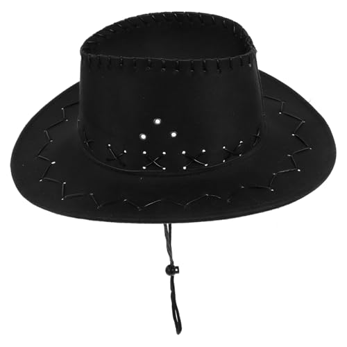 Milisten Unisex Boys and Girls Cowboy Hat Comfortable and Stylish Western Cap for Parties Festivals and Costumes