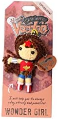 Watchover Voodoo - String Voodoo Doll Keychain – Novelty Voodoo Doll for Bag, Luggage or Car Mirror - Wonder Girl Voodoo Keychain, 5 inches
